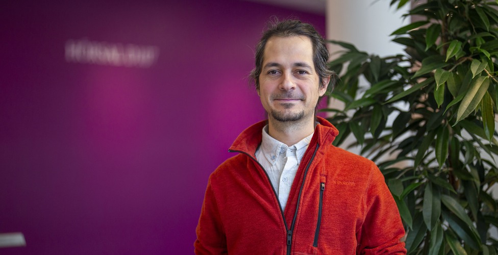 Pressbild på Elio Ventocilla