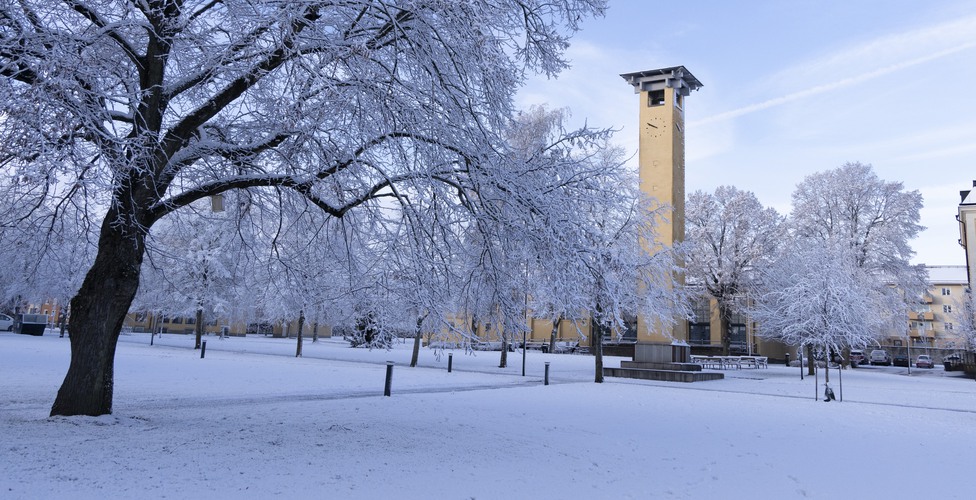 Vinter p&aring; campus